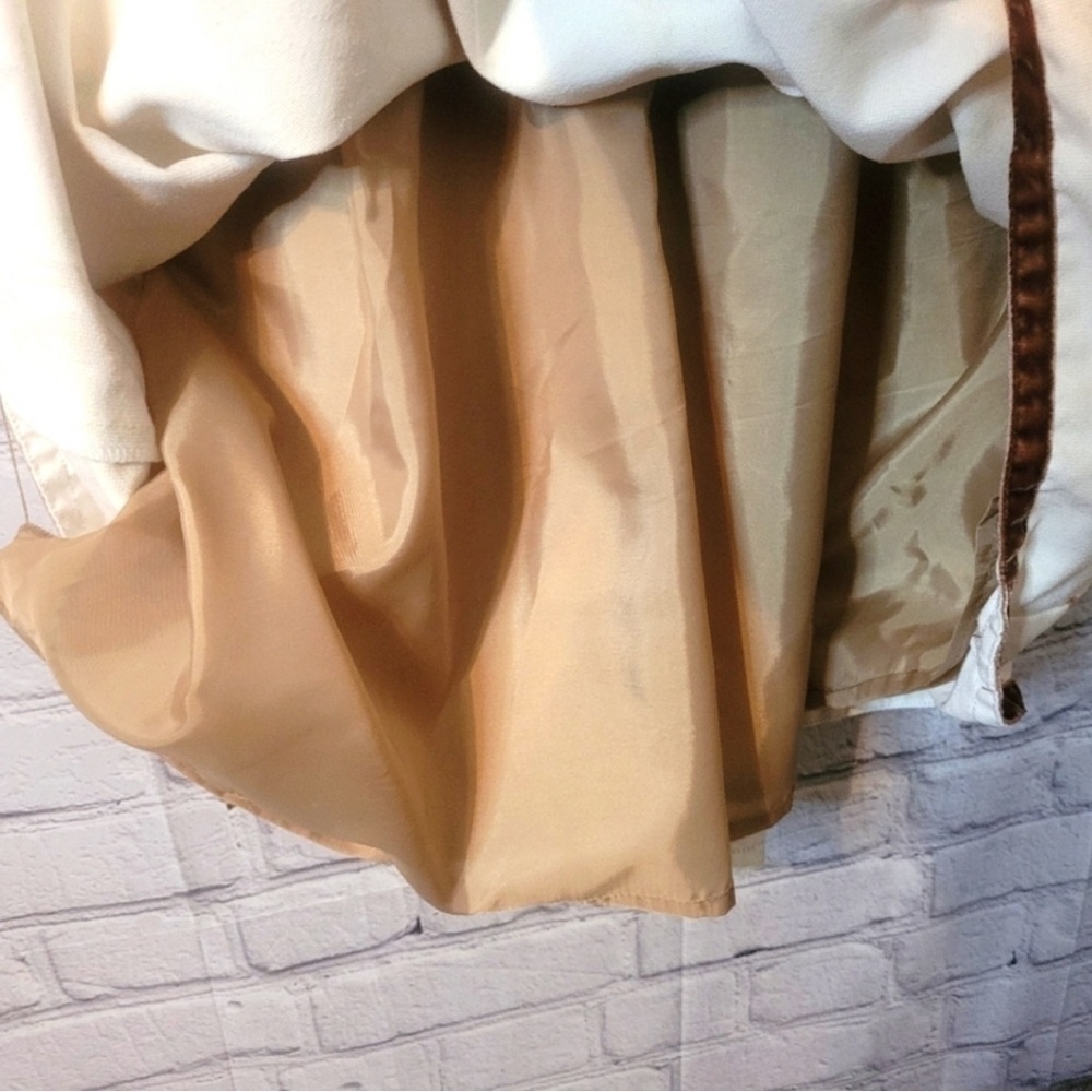 Secret Honey x Disney Honey Bunch Bambi Cream and Brown Floral Midi Dress - Sz 2 - Picture 8 of 12